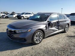 Salvage cars for sale at Antelope, CA auction: 2021 Honda Accord Hybrid