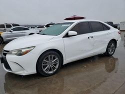 Salvage cars for sale at Grand Prairie, TX auction: 2015 Toyota Camry LE