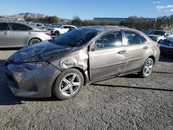 Salvage cars for sale at Las Vegas, NV auction: 2017 Toyota Corolla L