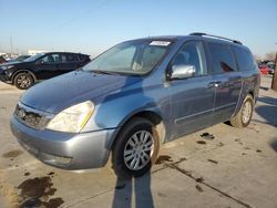 Salvage cars for sale from Copart Grand Prairie, TX: 2012 KIA Sedona LX