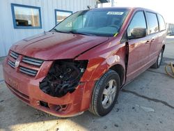 Salvage cars for sale at Pekin, IL auction: 2009 Dodge Grand Caravan SE