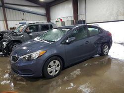 KIA salvage cars for sale: 2016 KIA Forte LX