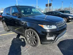 Salvage cars for sale from Copart Elgin, IL: 2014 Land Rover Range Rover Sport HSE