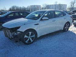 Salvage cars for sale at Central Square, NY auction: 2018 KIA Optima SX