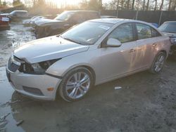 Salvage cars for sale at Waldorf, MD auction: 2011 Chevrolet Cruze LTZ