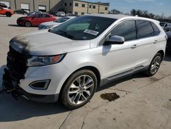 Salvage cars for sale at Wilmer, TX auction: 2016 Ford Edge Titanium