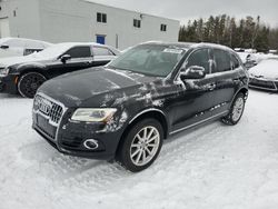 Salvage cars for sale at Cookstown, ON auction: 2017 Audi Q5 Technik