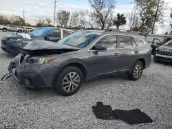 Salvage cars for sale at Riverview, FL auction: 2021 Subaru Outback Premium