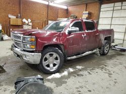 Salvage cars for sale at Ebensburg, PA auction: 2015 Chevrolet Silverado K1500 LTZ