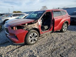 Salvage cars for sale at Franklin, WI auction: 2021 Toyota Highlander XLE