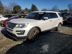 Salvage cars for sale at Madisonville, TN auction: 2016 Ford Explorer Limited