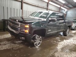 Salvage cars for sale from Copart West Mifflin, PA: 2015 Chevrolet Silverado K1500 High Country