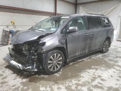 Salvage cars for sale at Leroy, NY auction: 2018 Toyota Sienna XLE