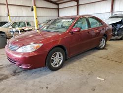 Toyota Camry salvage cars for sale: 2004 Toyota Camry LE