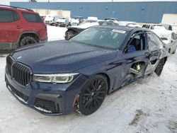 Salvage cars for sale at Woodhaven, MI auction: 2021 BMW 750 XI