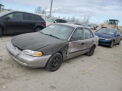 Chevrolet Prizm salvage cars for sale: 1999 Chevrolet GEO Prizm Base