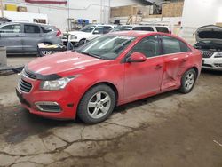 Vehiculos salvage en venta de Copart Ham Lake, MN: 2015 Chevrolet Cruze LT