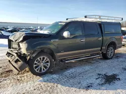 Salvage trucks for sale at Davison, MI auction: 2015 Ford F150 Supercrew