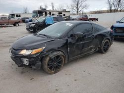 Salvage cars for sale from Copart Bridgeton, MO: 2015 Honda Civic LX