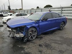 Salvage cars for sale at Miami, FL auction: 2019 Honda Accord Sport