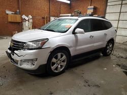 Salvage cars for sale from Copart Ebensburg, PA: 2016 Chevrolet Traverse LTZ