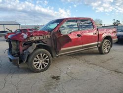 Salvage cars for sale at Tulsa, OK auction: 2016 Ford F150 Supercrew