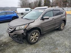 Salvage cars for sale at Concord, NC auction: 2012 Honda CR-V EXL