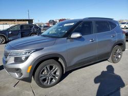 Salvage cars for sale at Grand Prairie, TX auction: 2021 KIA Seltos S