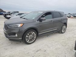 Salvage cars for sale at Taylor, TX auction: 2020 Ford Edge Titanium