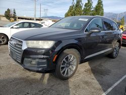 Salvage cars for sale at Rancho Cucamonga, CA auction: 2017 Audi Q7 Premium Plus