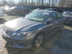 Honda salvage cars for sale: 2015 Honda Accord LX