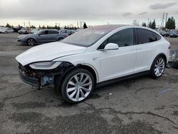 Salvage cars for sale at Rancho Cucamonga, CA auction: 2016 Tesla Model X