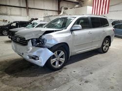 Salvage cars for sale at Tulsa, OK auction: 2009 Toyota Highlander Sport