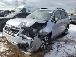 Salvage cars for sale at Elgin, IL auction: 2017 Subaru Forester 2.5I Premium