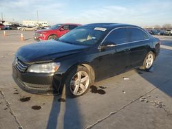 Volkswagen salvage cars for sale: 2012 Volkswagen Passat SE