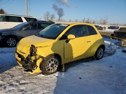 Salvage cars for sale at Dyer, IN auction: 2012 Fiat 500 POP