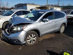 Salvage cars for sale at New Britain, CT auction: 2014 Honda CR-V EX