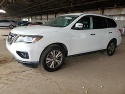 Nissan salvage cars for sale: 2019 Nissan Pathfinder S