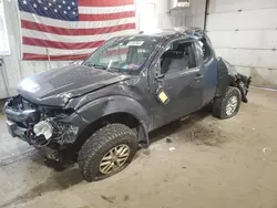 Salvage trucks for sale at Lyman, ME auction: 2015 Nissan Frontier SV