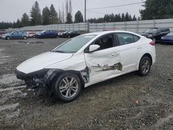 Salvage cars for sale at Graham, WA auction: 2018 Hyundai Elantra SEL