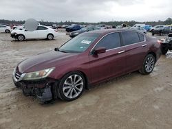 Salvage cars for sale at Houston, TX auction: 2013 Honda Accord Sport