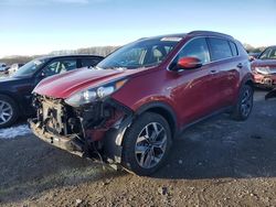 Salvage cars for sale at Assonet, MA auction: 2021 KIA Sportage EX