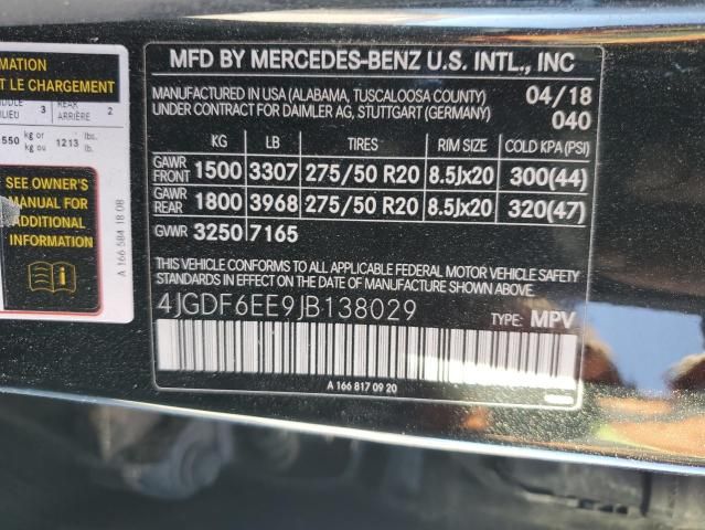 2018 Mercedes-Benz GLS 450 4matic