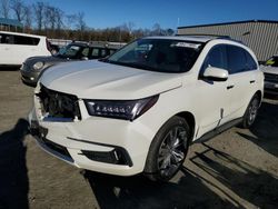 Acura Vehiculos salvage en venta: 2019 Acura MDX Advance