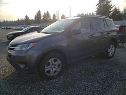 Salvage cars for sale from Copart Graham, WA: 2014 Toyota Rav4 LE