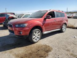 Salvage cars for sale from Copart Tucson, AZ: 2011 Mitsubishi Outlander SE