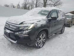 Salvage cars for sale from Copart Central Square, NY: 2017 Honda Pilot EXL