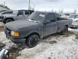 Salvage cars for sale at Pekin, IL auction: 1993 Ford Ranger