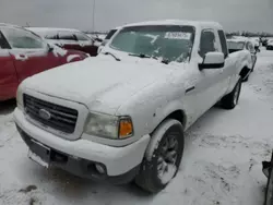 Salvage trucks for sale at Elgin, IL auction: 2008 Ford Ranger Super Cab