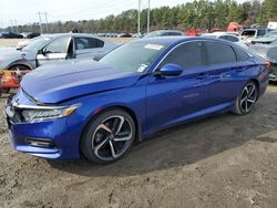 Salvage cars for sale at Greenwell Springs, LA auction: 2018 Honda Accord Sport